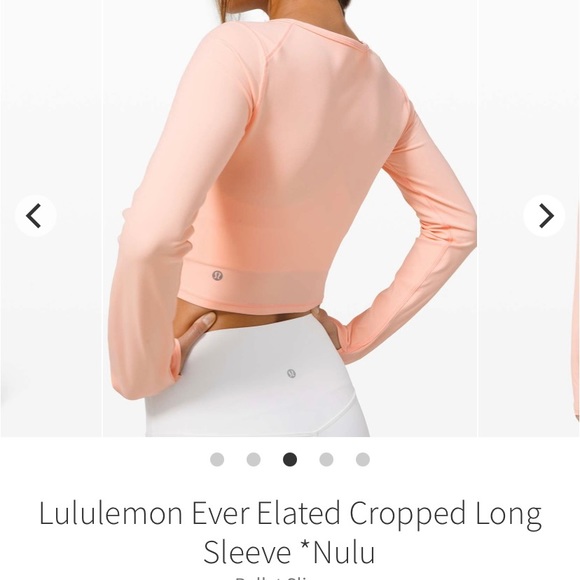 lululemon athletica Tops - Lululemon Ever Elated sz 8 Ballet Slipper